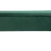 Banc Coffre En Tissu Velours Vert L120 Cm ATON 25