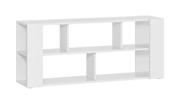 Bibliothèque Basse Design Blanche L168 Cm MUSSO 3