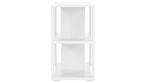Bibliothèque Basse Design Blanche L168 Cm MUSSO 4