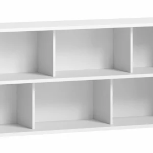 Bibliothèque Basse Finition Bois Blanc L140 Cm EPURE livraison la plus rapide 8