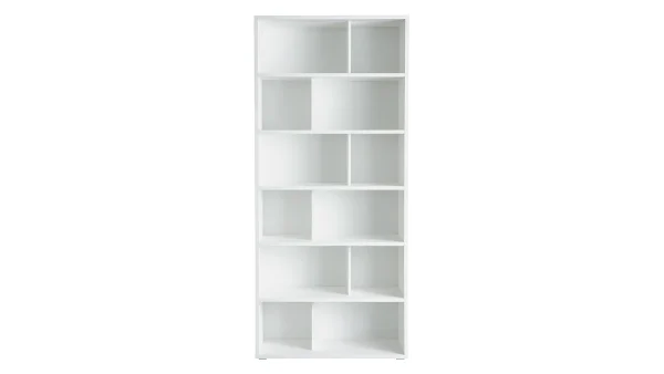 Bibliothèque Design Bois Blanc L92 Cm EPURE Authentic Original licence 1