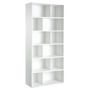 Bibliothèque Design Bois Blanc L92 Cm EPURE Authentic Original licence 10
