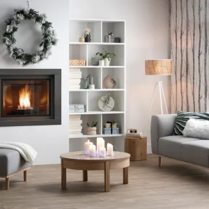 Bibliothèque Design Bois Blanc L92 Cm EPURE Authentic Original licence 16