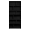 à prix réduits Bibliothèque Design Bois Noir L92 EPURE 14
