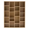 Bibliothèque Design Finition Bois Chêne L149 Cm RYTHM 23