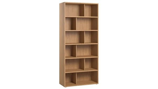 Prestation Et Rapide Bibliothèque Design Finition Bois Chêne L92 Cm EPURE 3