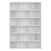 Bibliothèque Scandinave Blanc Mat L140 Cm EPURE Top ventes 16