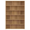 Bibliothèque Scandinave Finition Bois Chêne L140 Cm EPURE 28