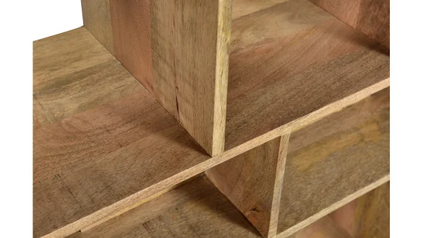 Meilleur Prix Bibliothèque Séparateur D’espace En Bois Manguier Massif L88 Cm RUPAH – Miliboo & Stéphane Plaza 6