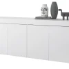 Buffet Design Blanc Mat 4 Portes L210 Cm TINO 25