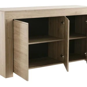 nouvelle saison Buffet Design Bois Chêne 3 Portes L138 Cm TINO 14