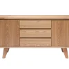 prix abordable Buffet Scandinave En Bois Clair 2 Portes 3 Tiroirs L160 Cm FIFTIES 31