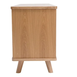 Buffet Scandinave En Bois Clair 2 Portes 3 Tiroirs L160 Cm FIFTIES 18