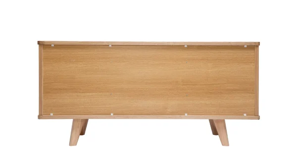 Buffet Scandinave En Bois Clair 2 Portes 3 Tiroirs L160 Cm FIFTIES 6