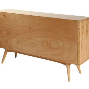 Buffet Vintage Bois Clair 4 Portes 2 Tiroirs L160 Cm NORDECO Authenticité garantie 15
