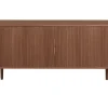 Buffet Vintage En Bois Foncé 2 Portes Coulissantes L160 Cm EPIC 22