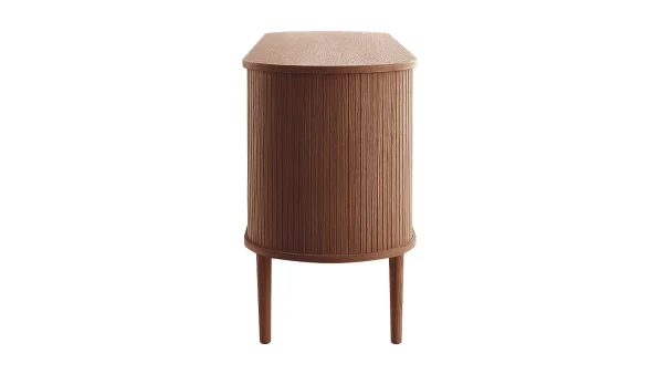 garantie de qualité Buffet Vintage En Bois Foncé 2 Portes Coulissantes L160 Cm EPIC 5