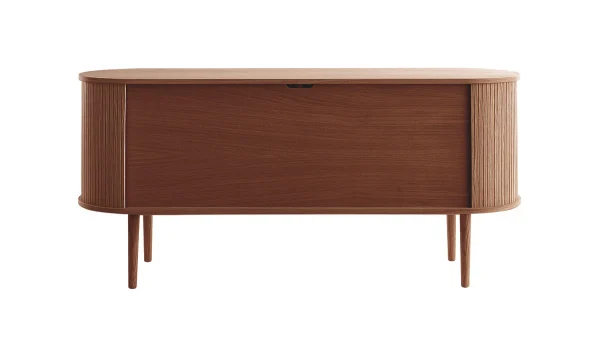 garantie de qualité Buffet Vintage En Bois Foncé 2 Portes Coulissantes L160 Cm EPIC 6