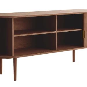 garantie de qualité Buffet Vintage En Bois Foncé 2 Portes Coulissantes L160 Cm EPIC 12