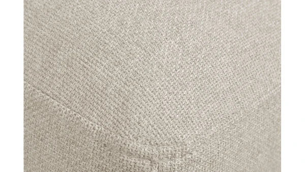 Canapé Convertible Avec Coffre 3 Places En Tissu Beige Et Bois Clair MIRA garantie de qualité 7