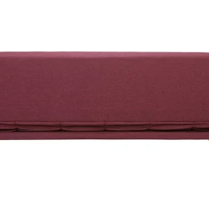 Canapé Convertible Scandinave 3 Places En Tissu Prune Et Bois Clair ULLA meilleure qualité 17