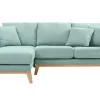 Canapé D’angle Gauche Scandinave Vert Lagon Déhoussable OSLO soldes de Noël 29