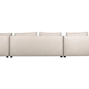 à prix réduits Canapé D’angle Modulable Grand Format 4 éléments Beige PLURIEL 14
