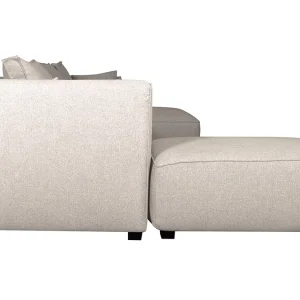 à prix réduits Canapé D’angle Modulable Grand Format 4 éléments Beige PLURIEL 12