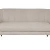 Canapé Scandinave 2-3 Places En Tissu Beige Et Bois Clair ISIS 25
