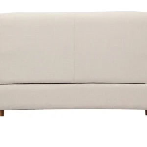 Canapé Scandinave 2 Places En Tissu Beige Et Bois Clair MOON outlet 15