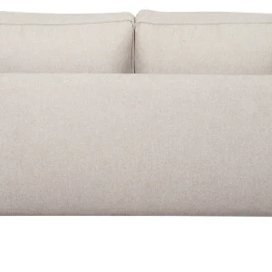 soldes luxe Canapé Scandinave 2 Places En Tissu Beige Et Bois Clair PAPEL 13