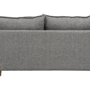 france Canapé Scandinave 2 Places En Tissu Gris Et Bois Clair KATE 13