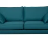 Canapé Scandinave 3 Places En Tissu Bleu Canard Et Bois Clair PAPEL guranteed de qualité 31