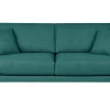 Canapé Scandinave 3 Places En Tissu Bleu Paon Et Bois Clair VOGUE marque moins cher 20