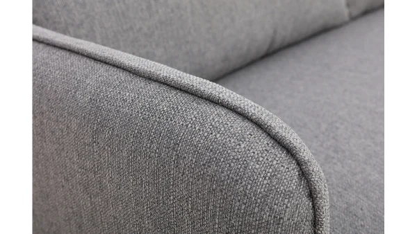 Achat Canapé Scandinave 3 Places En Tissu Gris Clair Et Bois Clair KURT – Miliboo & Stéphane Plaza 6