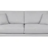 outlet soldes Canapé Scandinave 3 Places En Tissu Gris Clair Et Bois Clair VOGUE 28