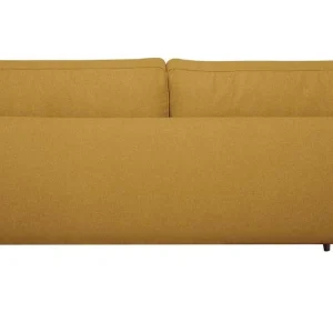 garantis authentique Canapé Scandinave 3 Places En Tissu Jaune Cumin Et Bois Clair PAPEL 13