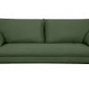 Canapé Scandinave 3 Places En Tissu Kaki Et Bois Clair CREEP grande promotion 25