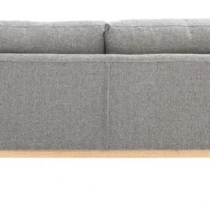aux meilleurs prix Canapé Scandinave Déhoussable 2 Places En Tissu Gris Et Bois Clair OSLO 17