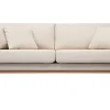 Canapé Scandinave Déhoussable 3 Places En Tissu Beige Et Bois Clair OSLO Prestation Et Rapide 25
