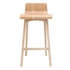 Chaise De Bar Scandinave Bois Naturel H65 Cm BALTIK ultratendance 25