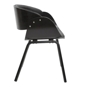 nouveau produit Chaise Design Noire BENT 12