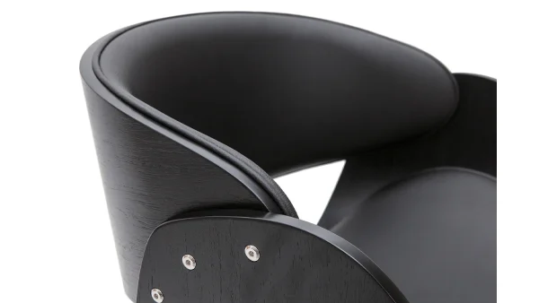 nouveau produit Chaise Design Noire BENT 6