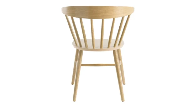 vente chaude Chaises à Barreaux Bois Clair Chêne (lot De 2) DARIA 6