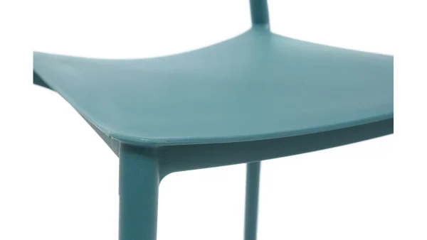 Authenticité garantie Chaises Design Empilables Bleu Canard (lot De 2) ANNA 7