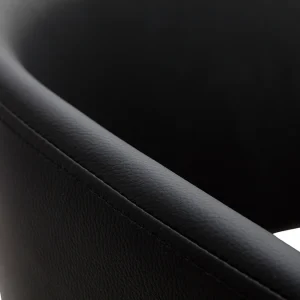 Chaises Design Noir Et Bois Foncé Noyer (lot De 2) SLAM 19
