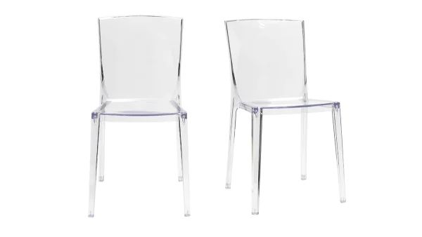 à prix d'occasion Chaises Design Transparentes Empilables (lot De 2) ISLAND 1
