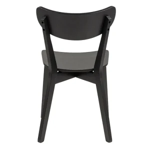Chaises Scandinaves Bois Noir (lot De 2) BAKI 19