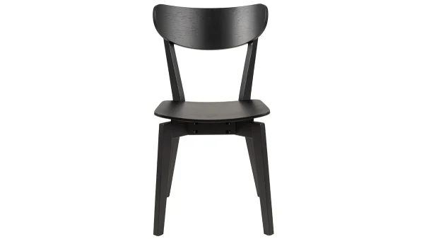 Chaises Scandinaves Bois Noir (lot De 2) BAKI 3