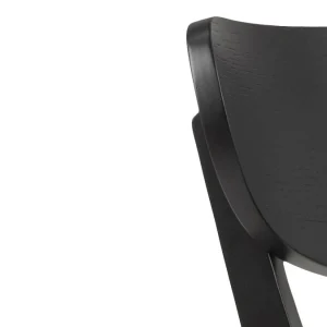 Chaises Scandinaves Bois Noir (lot De 2) BAKI 21